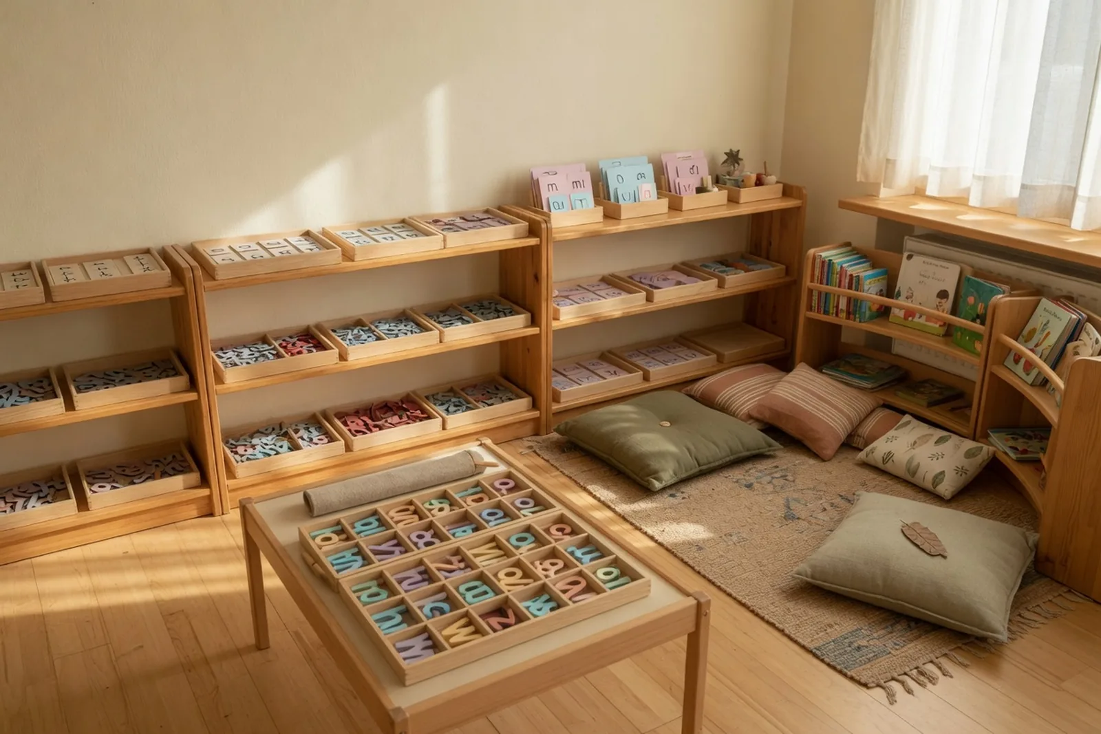 Kindergarten prepared Montessori environment